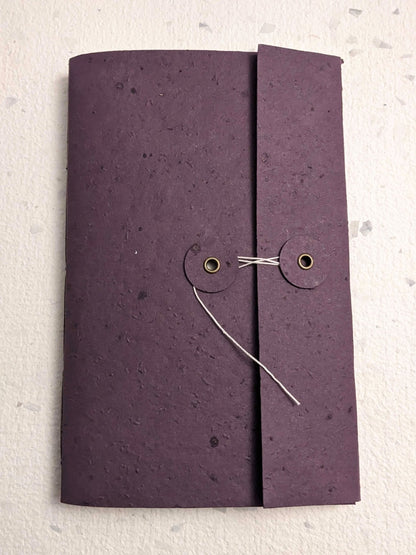 Large | Plantable Button and String Notebook