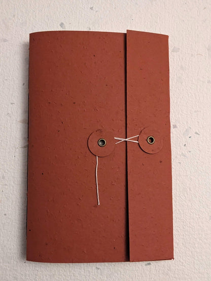 Large | Plantable Button and String Notebook