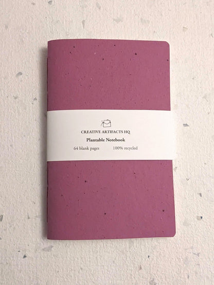 Large | Set of 3 | Plantable Cotton Notebooks