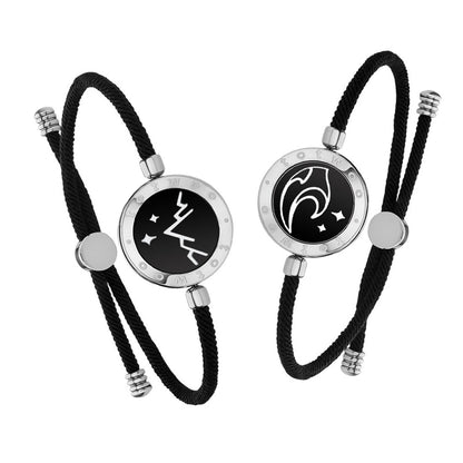 Long Distance Touch Couple Bracelets