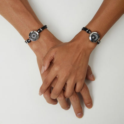 Long Distance Touch Couple Bracelets