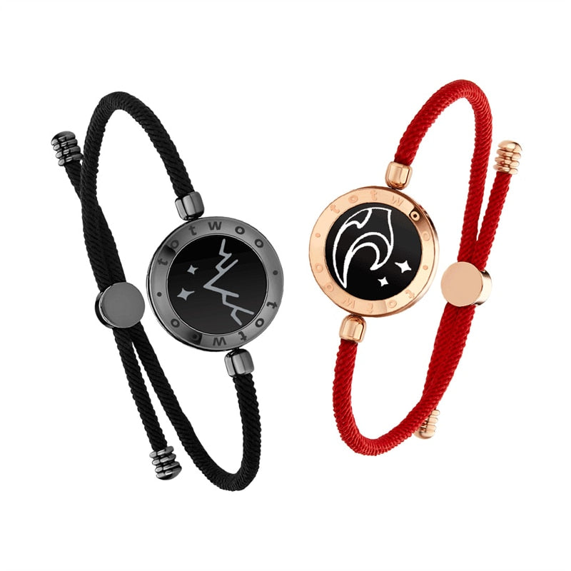Long Distance Touch Couple Bracelets