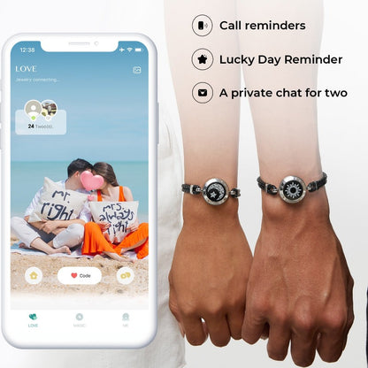 Long Distance Touch Couple Bracelets