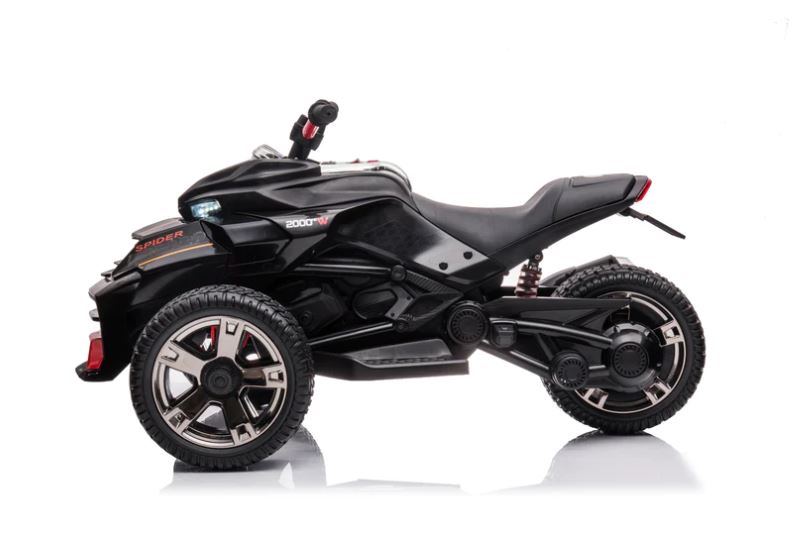 2026 24V 3 Wheel SPIDER 2 Seater Ride On Motorcycle Age 3 to 7 with Remote Control