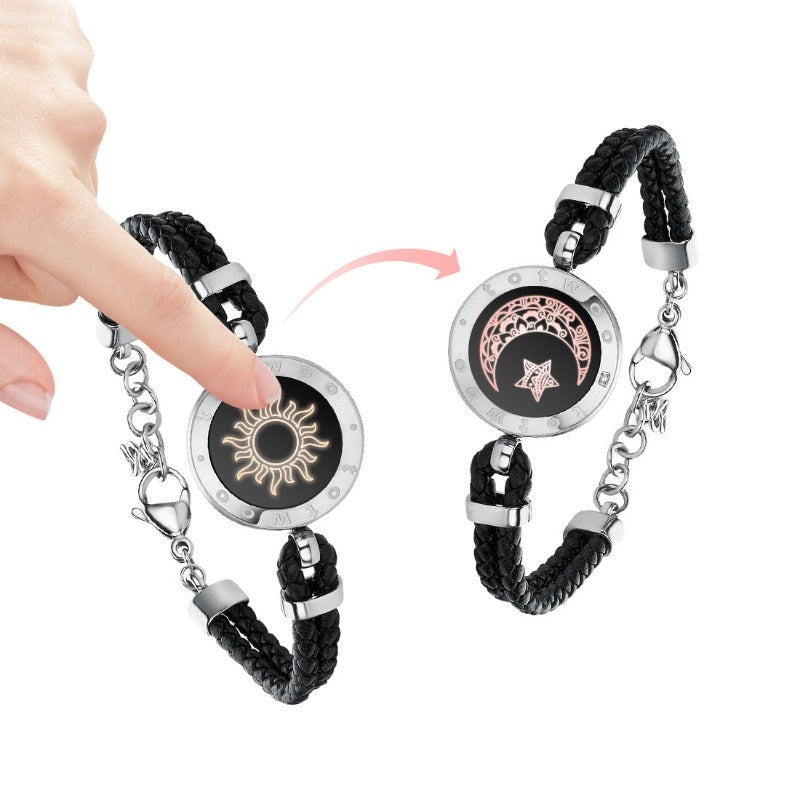 Long Distance Touch Couple Bracelets