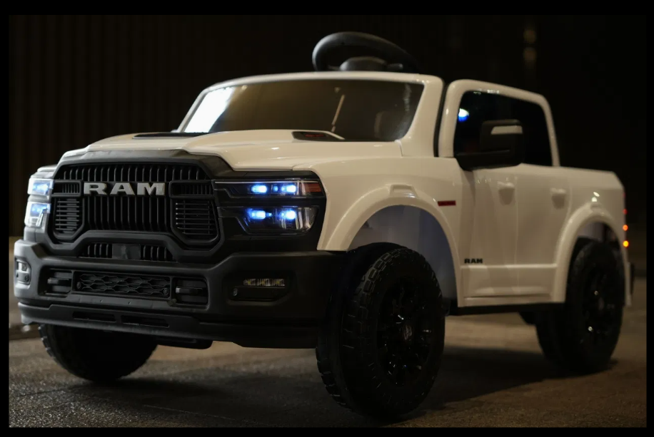 2026 Dodge Ram 24V 2 Seater Kids Ride On Car with Remote Control