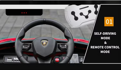 2026 Lamborghini Aventador SVJ 24V XL 2 Seater Kids Ride On Car with Remote Control