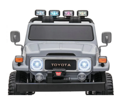 2026 24V Toyota FJ-40 4X4 2 Seater Kids Ride On Car with Remote Control DELUXE