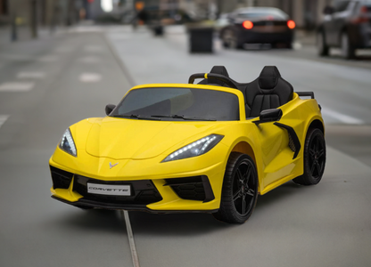 24V Chevrolet Corvette C8 2 Seater DELUXE EDITION Kids Ride on Car with Remote Control