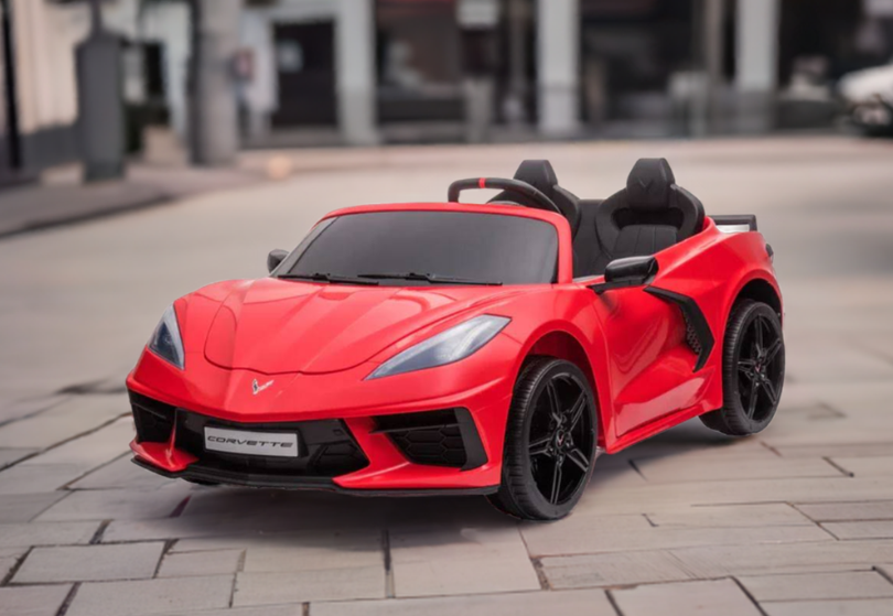 24V Chevrolet Corvette C8 2 Seater DELUXE EDITION Kids Ride on Car with Remote Control