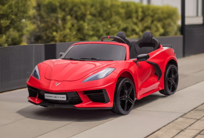 24V Chevrolet Corvette C8 2 Seater DELUXE EDITION Kids Ride on Car with Remote Control