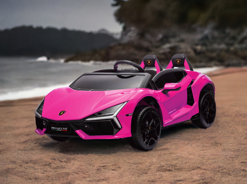 24V Lamborghini Revuelto 4x4 2 Seater Kids Ride On Car with Remote Control