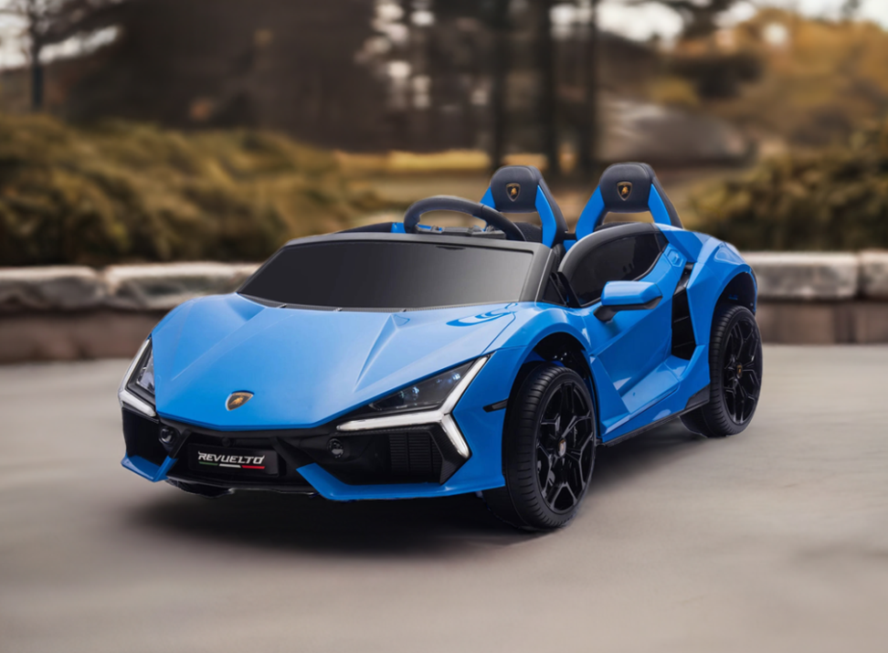 24V Lamborghini Revuelto 4x4 2 Seater Kids Ride On Car with Remote Control