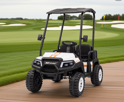 2026 Golf Cart 4 Seater 24V 4X4 Kids Ride On Car with Remote Control