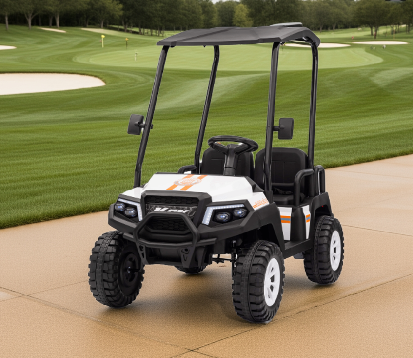 2026 Golf Cart 4 Seater 24V 4X4 Kids Ride On Car with Remote Control