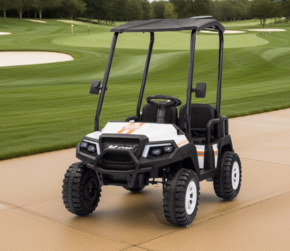 2026 Golf Cart 4 Seater 24V 4X4 Kids Ride On Car with Remote Control