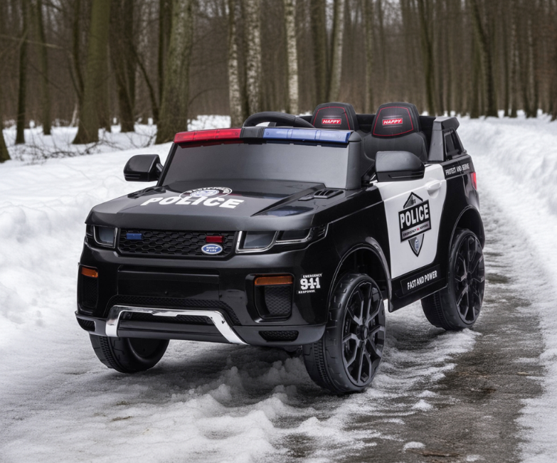 2026 Police Range Rover Style 12V Kids Ride On Car with Remote Control and Walkie Talkie