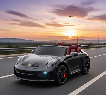 2026 24V Porsche 911 GT3 2 Seater Kids Ride On Car - NEW Silent Motor