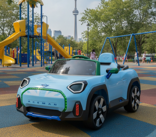 2026 Mini Aceman 12V Kids Ride On Car with Remote Control