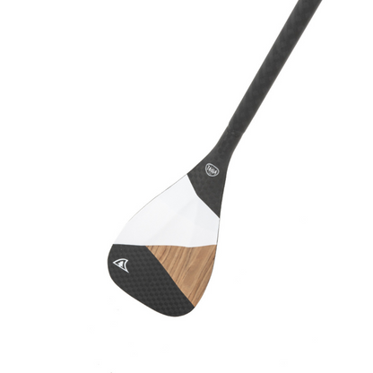 DIAMOND PADDLE - ASYMMETRIC WOOD CARBON 12k - Fix 1 piece