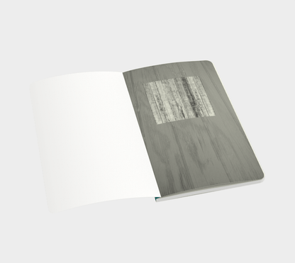 Small | Notebook | Etched in Turquoise Grey