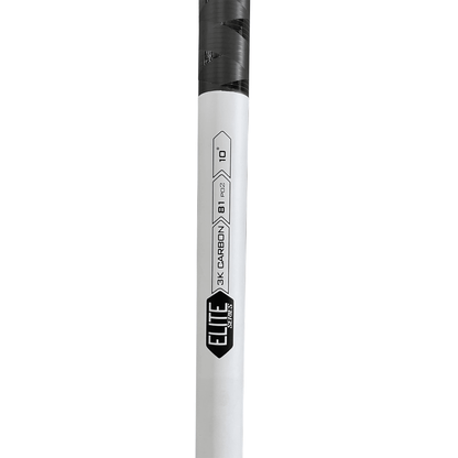 ELITE PADDLE - CARBON UD PRO - White & Black - Fix 1 piece