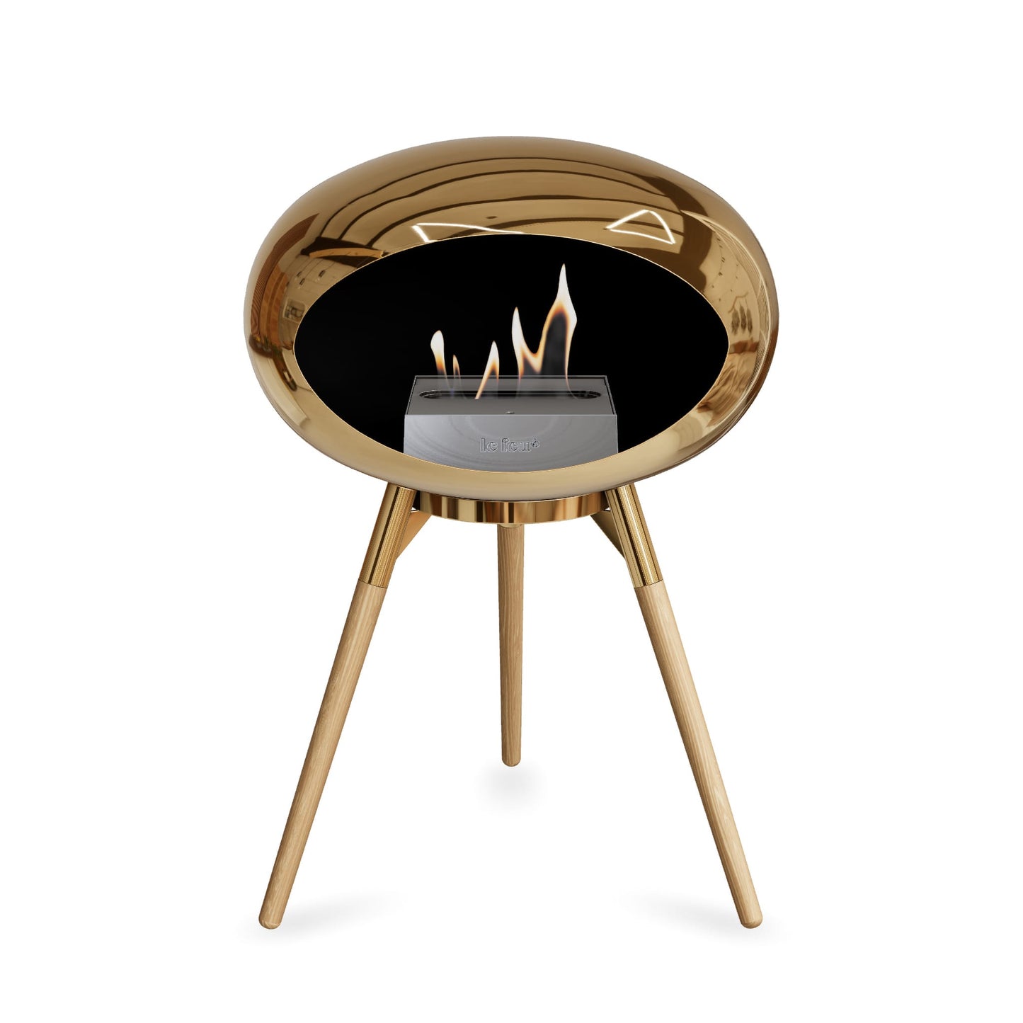 Le Feu Ground Low Dome <br>Chromed Rose Gold