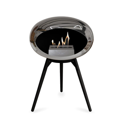 Le Feu Ground Low Dome <br>Chromed Silver