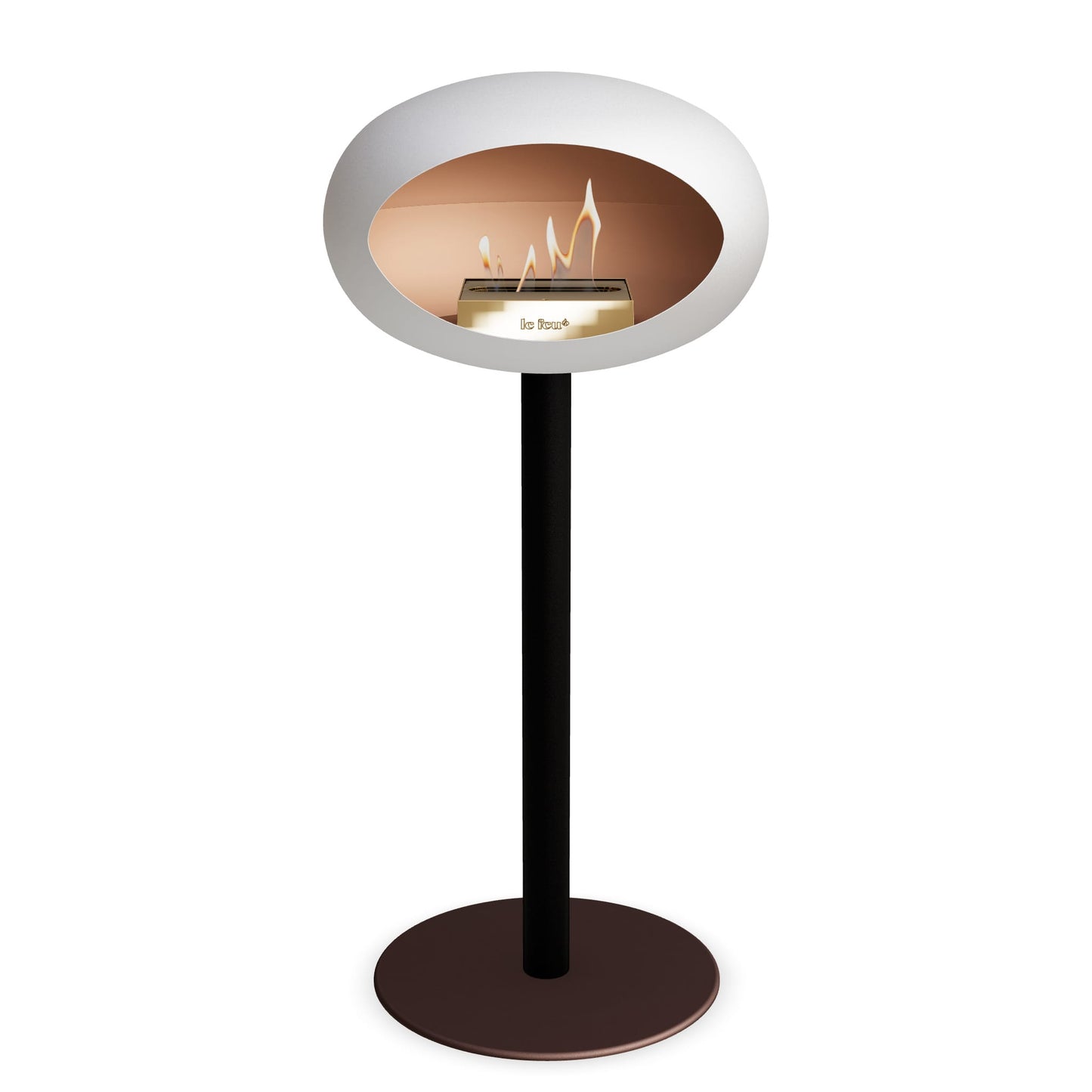 Le Feu Steel High Dome <br>White
