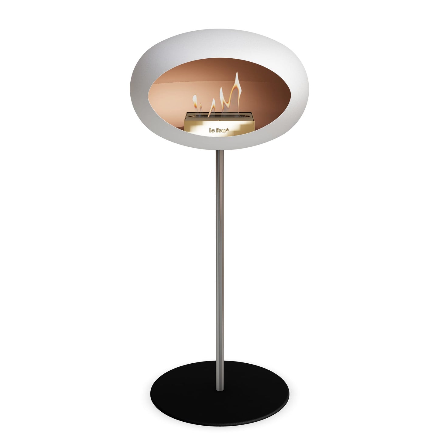 Le Feu Steel High Dome <br>White