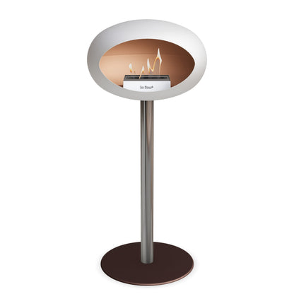 Le Feu Steel High Dome <br>White