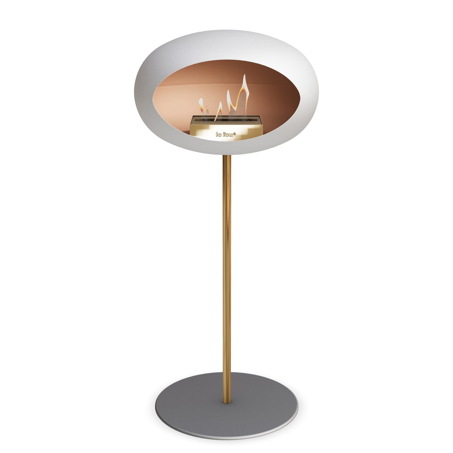 Le Feu Steel High Dome <br>White