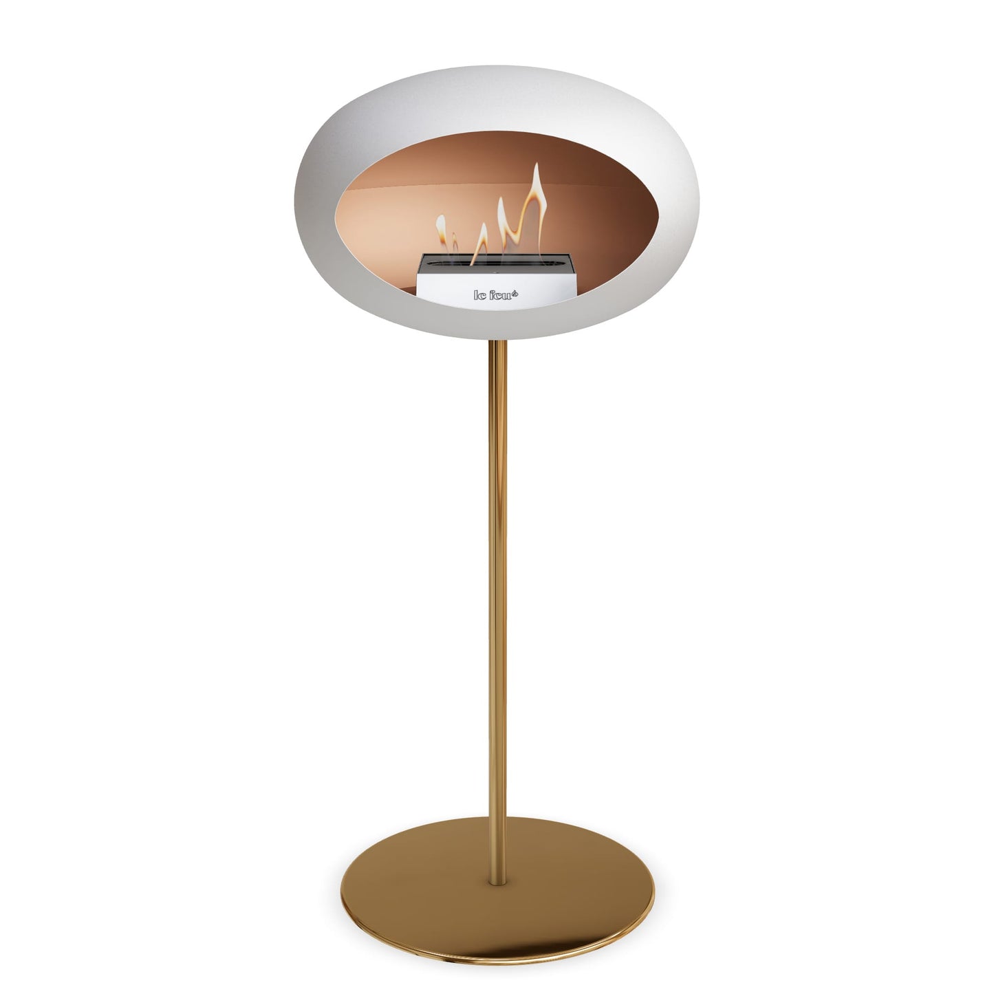 Le Feu Steel High Dome <br>White