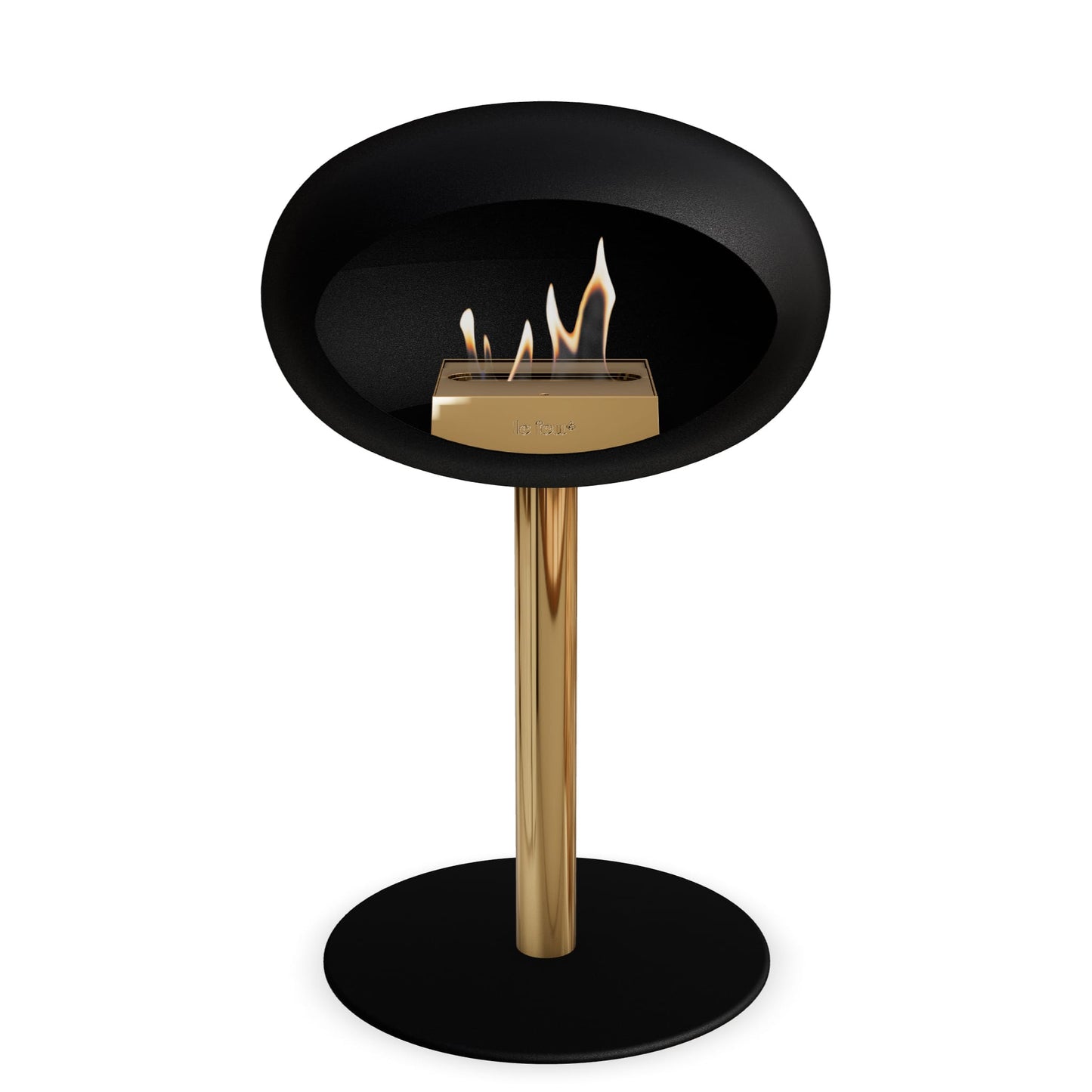Le Feu Steel Low Dome <br>Black