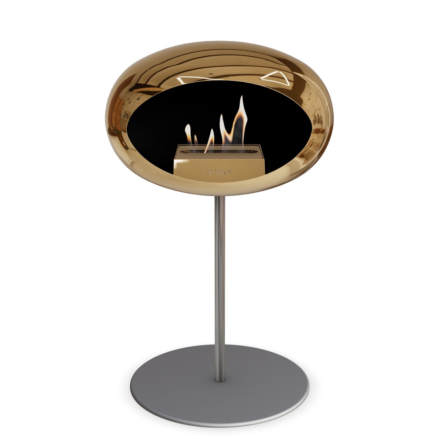 Le Feu Steel Low Dome <br>Chromed Rose Gold