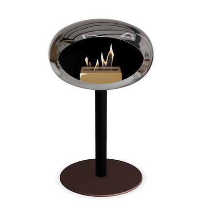 Le Feu Steel Low Dome <br>Chromed Silver