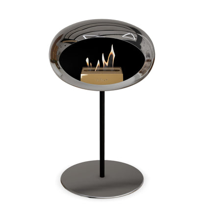 Le Feu Steel Low Dome <br>Chromed Silver