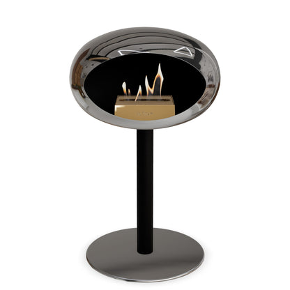 Le Feu Steel Low Dome <br>Chromed Silver