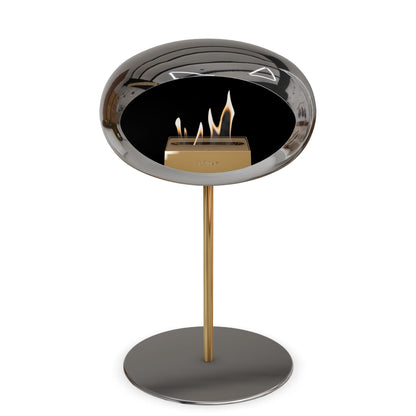 Le Feu Steel Low Dome <br>Chromed Silver