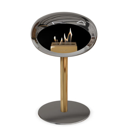 Le Feu Steel Low Dome <br>Chromed Silver