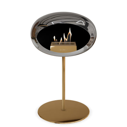 Le Feu Steel Low Dome <br>Chromed Silver