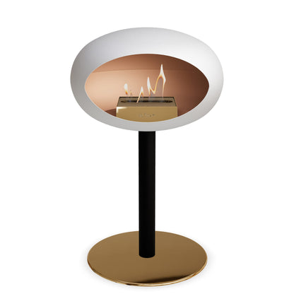 Le Feu Steel Low Dome <br>White
