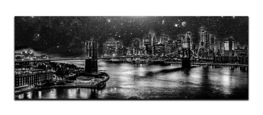 New York Skyline – Large Fine Art Canvas Print (72×24")