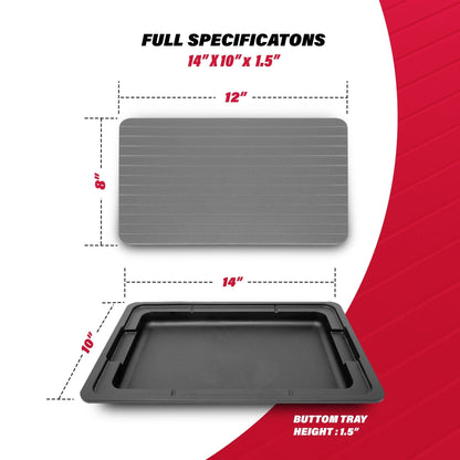 Rapid Defrosting Tray with Mess Tray