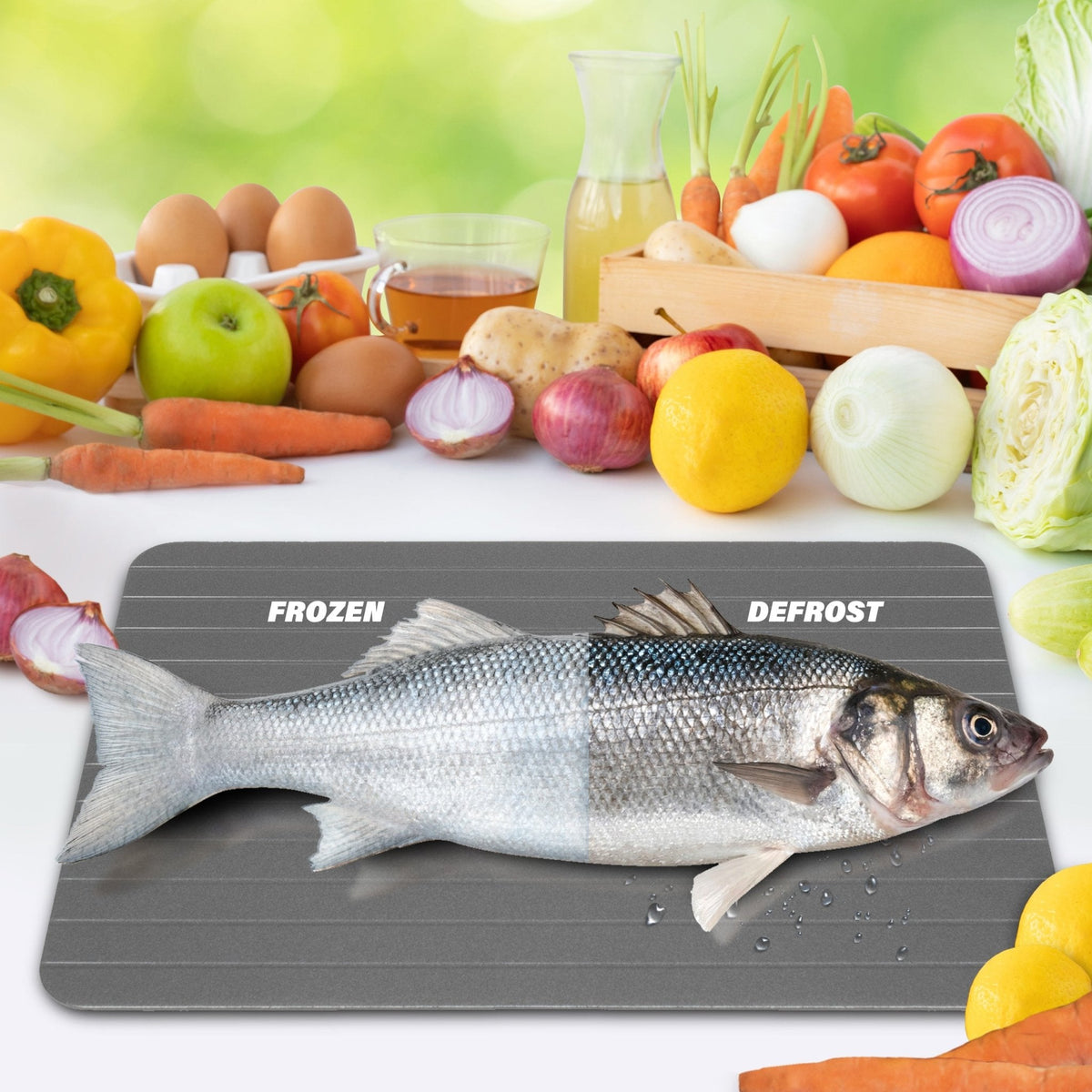 Rapid Defrosting Tray with Mess Tray