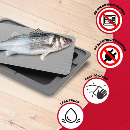 Rapid Defrosting Tray with Mess Tray