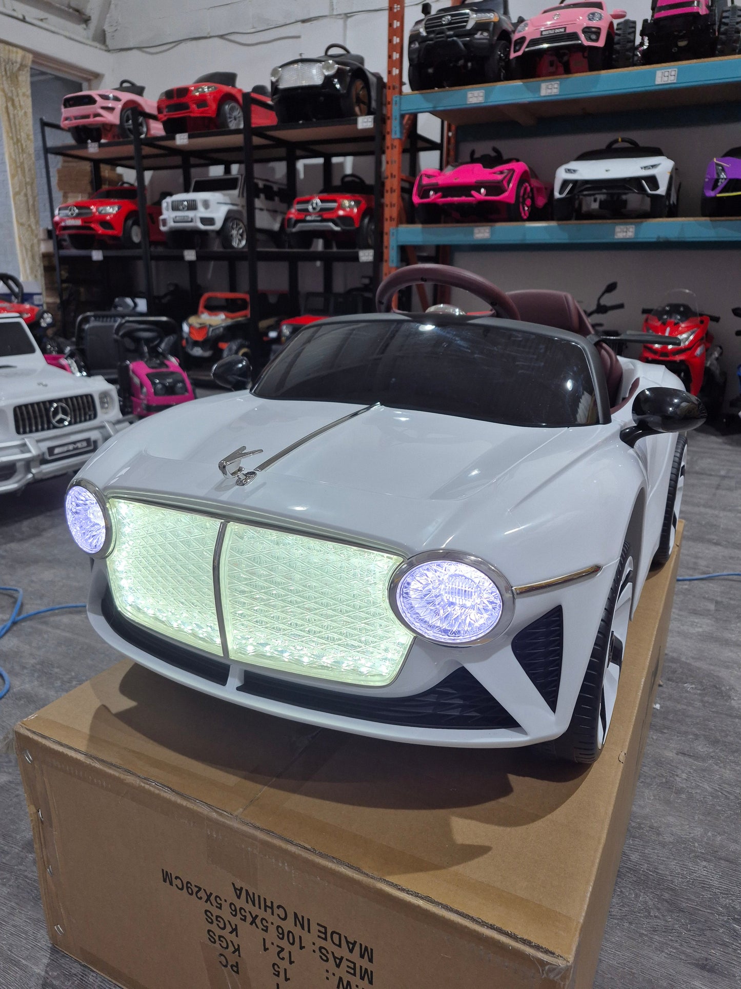 2026 Bentley Style 12V Kids Ride On Car with Remote Control