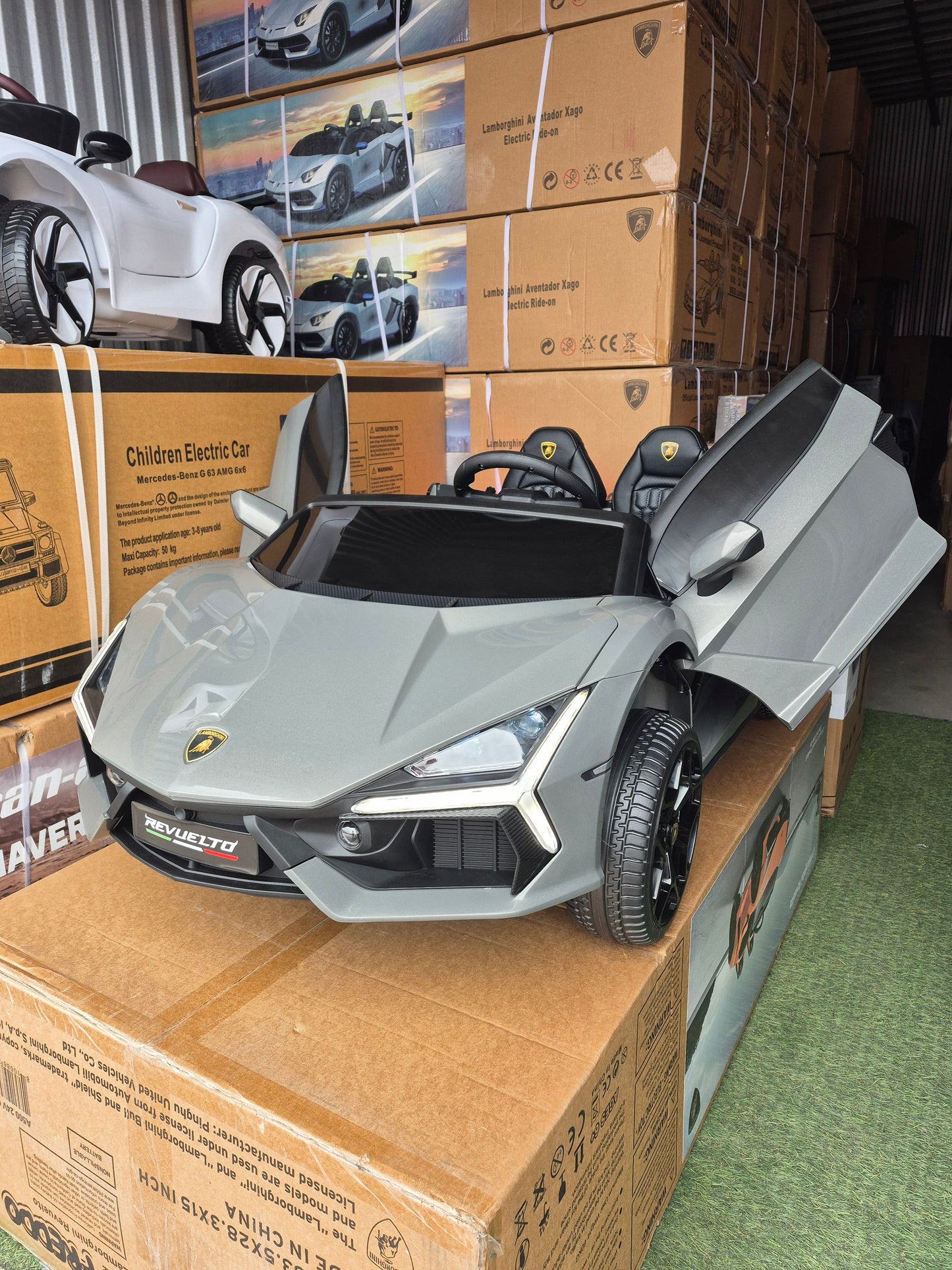 24V Lamborghini Revuelto 4x4 2 Seater Kids Ride On Car with Remote Control