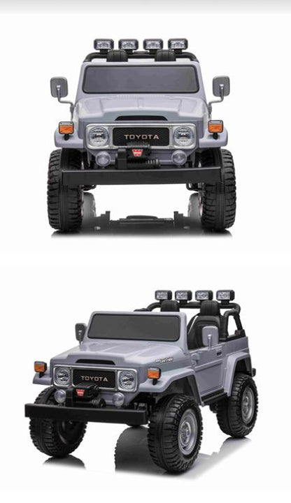 2026 24V Toyota FJ-40 4X4 2 Seater Kids Ride On Car with Remote Control DELUXE