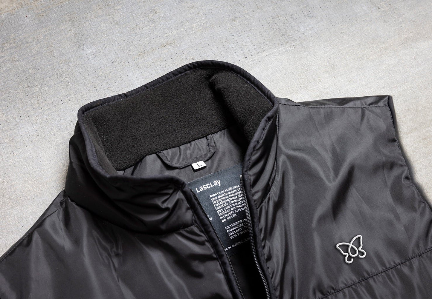 Veste sans manche isolée à l'asclépiade